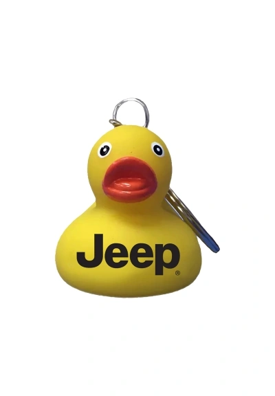 2" Rubber Duck Keychain